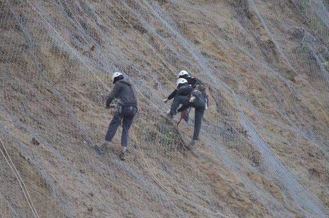 Trabzon’un Sürmene İlçesindeki Heyelan