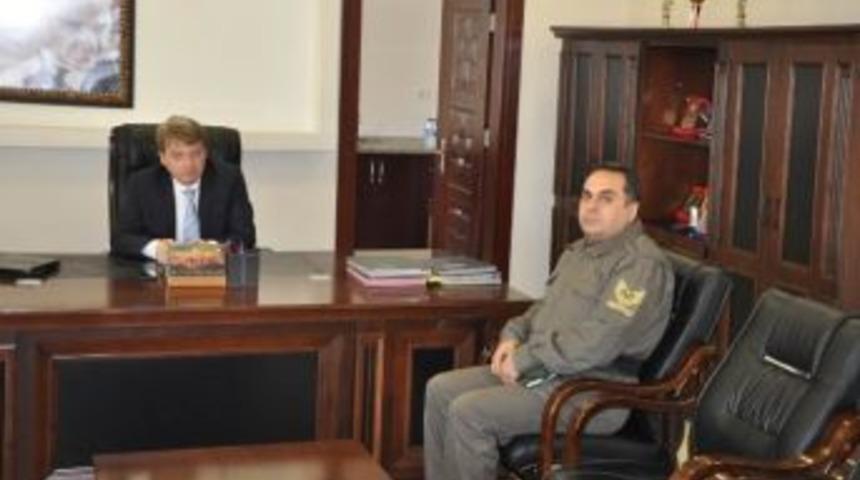 Baş&ccedil;avuş Yılmazyıldız&rsquo;dan Kaymakam Karahan&rsquo;a Ziyaret