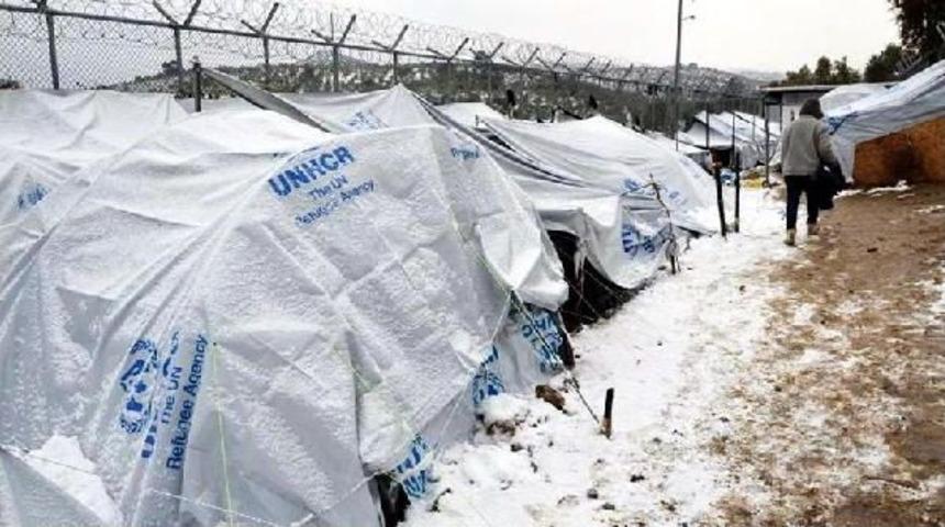 Midilli'deki Kampta Sığınmacıların Soğukla M&uuml;cadelesi