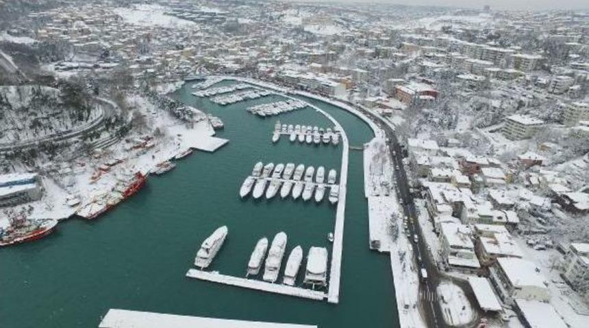 İstanbul Boğazı'ndan Kar Manzaraları