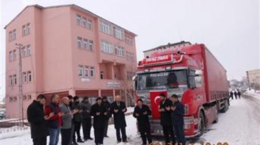 &Ccedil;ıldır İl&ccedil;e M&uuml;ft&uuml;l&uuml;ğ&uuml;&rsquo;nden Halep&rsquo;e Yardım Eli