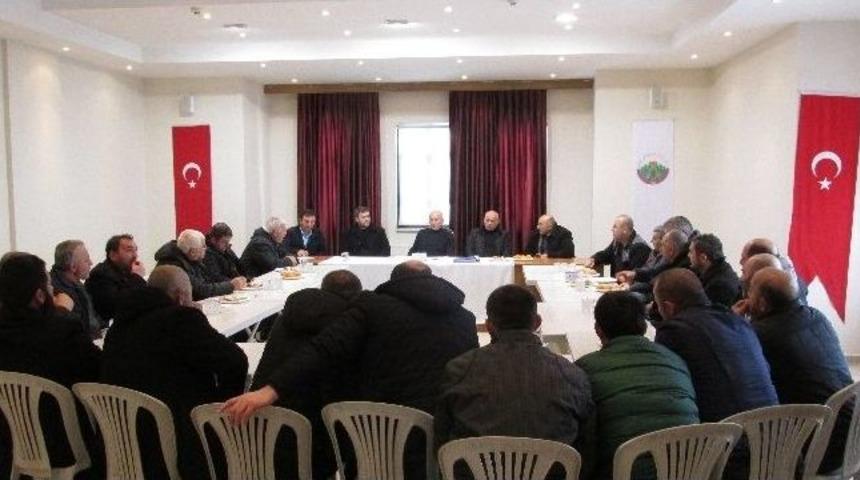 Başkan İbrahim Ercan Taşıyıcı Esnafı İle Toplantı Yaptı