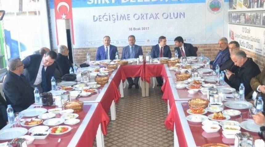 Belediye Başkan Vekili Taşkın Gazetecilerle Bir Araya Geldi