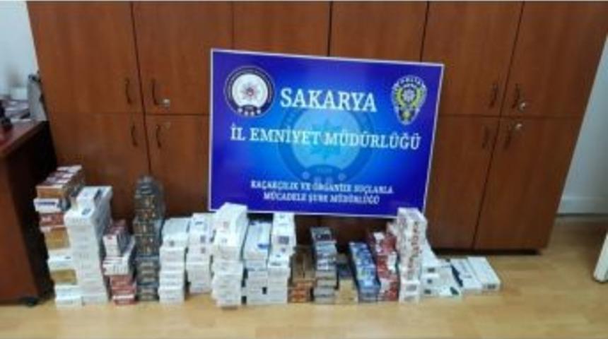 İki Ayrı İş Yerinde Bin 600 Paket Ka&ccedil;ak Sigara Ele Ge&ccedil;irildi