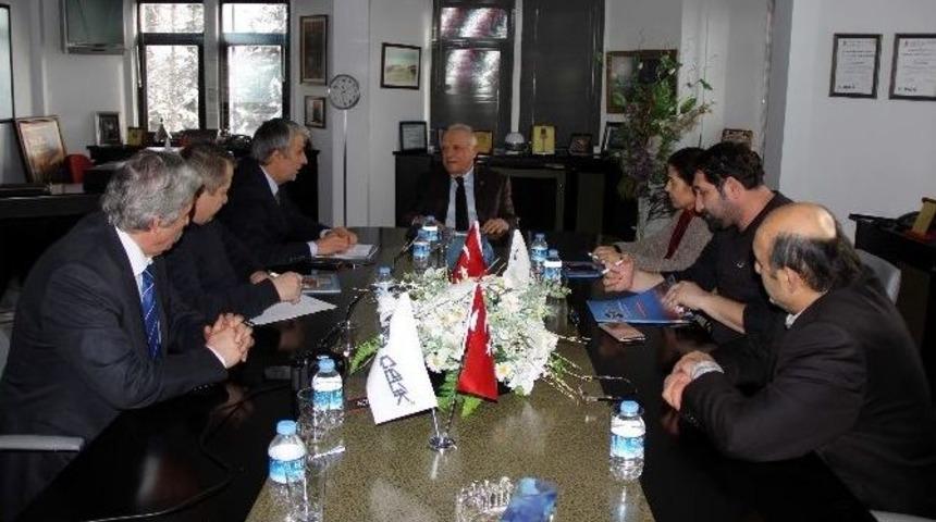 Karab&uuml;k Gazeteciler Cemiyetinden Ziyaretler