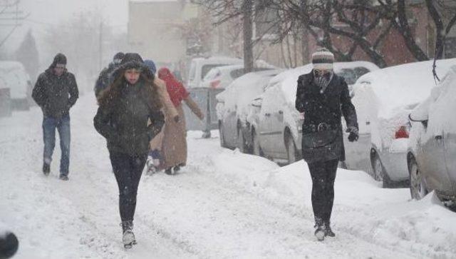 Keşan’Da Kar Yağışı Etkisini Arttırdı