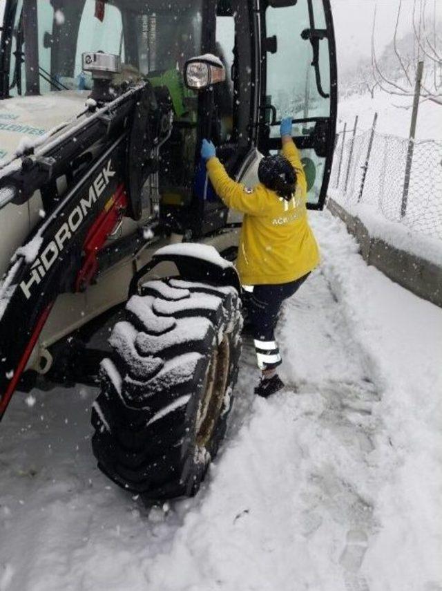 Hasta Vatandaşın İmdadına Büyükşehir Yetişti