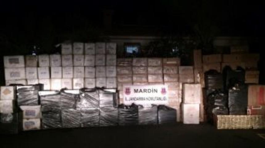 Mardin&rsquo;de 102 Bin 500 Paket Ka&ccedil;ak Sigara Ele Ge&ccedil;irildi