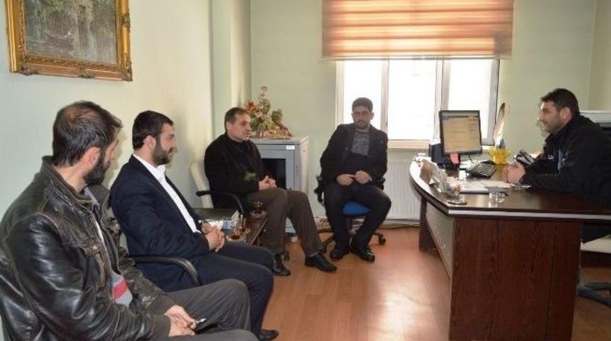 H&uuml;da Par&rsquo;dan Basın Mensuplarına Ziyaret