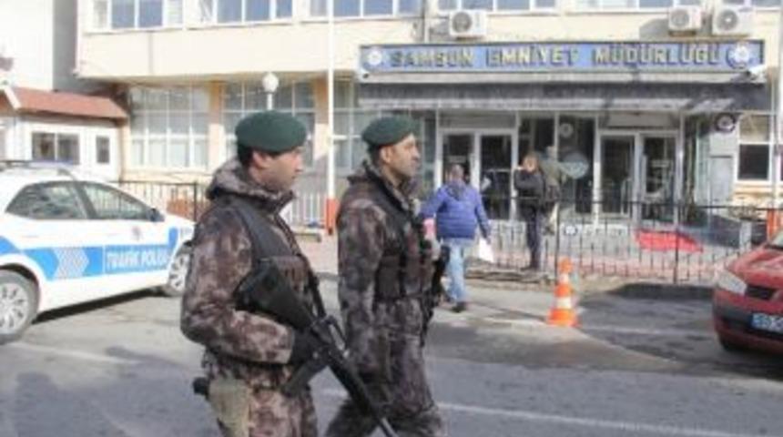 Samsun Emniyet M&uuml;d&uuml;rl&uuml;ğ&uuml; &Ouml;n&uuml;nde G&uuml;venlik &Ouml;nlemleri Artırıldı