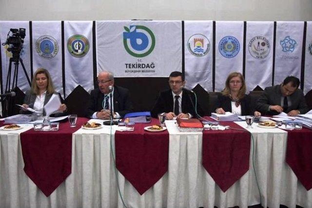 Tekirdağ Büyükşehir Belediye Meclisi 2017 Yılının İlk Toplantısını Yaptı