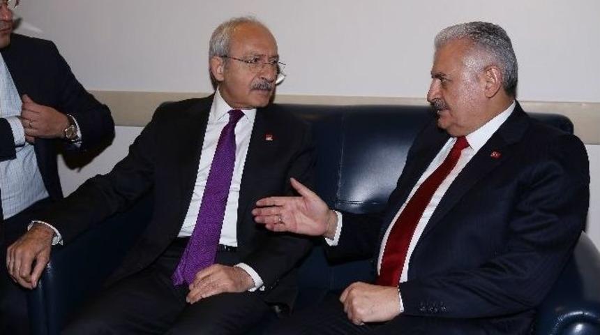 Başbakan Yıldırım, Mecliste Kılı&ccedil;daroğlu İle G&ouml;r&uuml;şt&uuml;