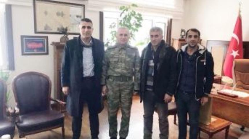 Polatlı Haymanalılar Derneği&rsquo;nden Top&ccedil;u Ve F&uuml;ze Okulu Komutanı Ağırcan&rsquo;a Ziyaret