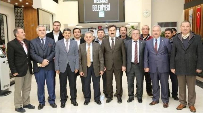 Komşu Şehir Belediyelerinden Melikgazi Geri D&ouml;n&uuml;ş&uuml;m Tesislerine Ziyaret