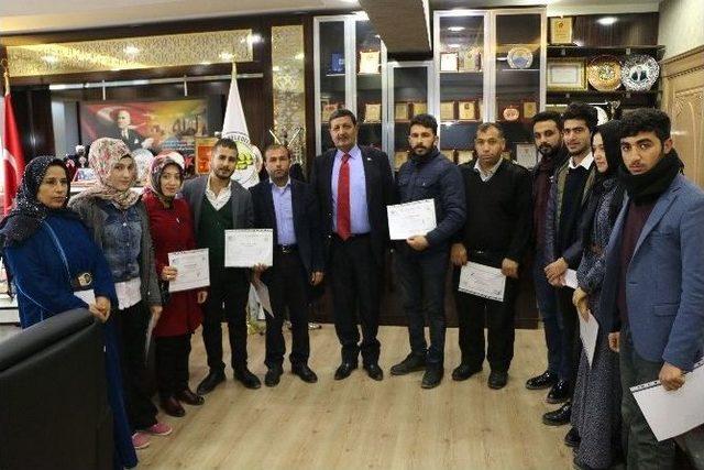 Harran&rsquo;da Kosgeb Kursiyerleri Sertifikalarını Aldı 1