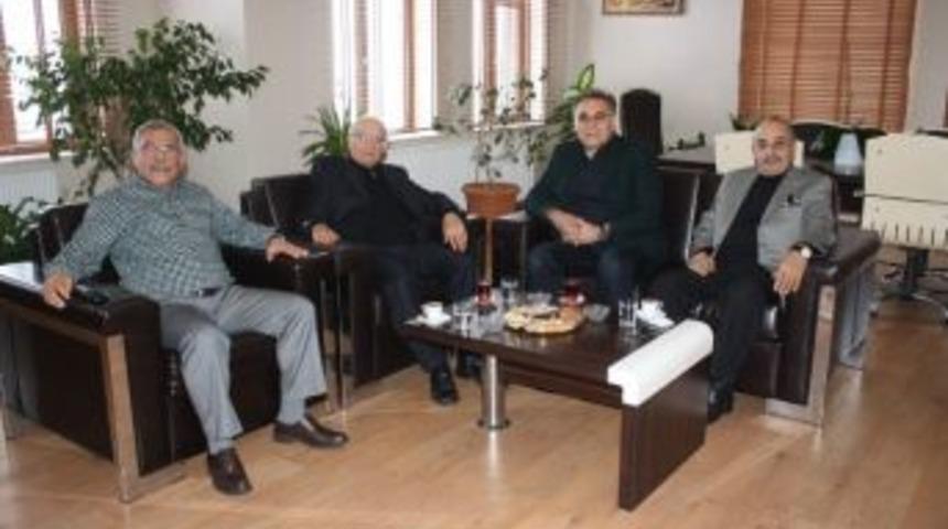 Nevşehir Eski Valisi Asım Hacımustafaoğlu Başkan Karaaslan&rsquo;ı Ziyaret Etti