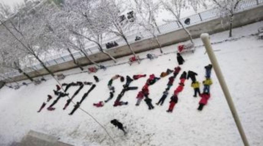 Şehit Fethi Sekin&rsquo;in Adını Karlara Yazdılar