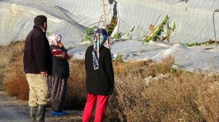 Anamur&rsquo;Da Seraları Hortum Vurdu