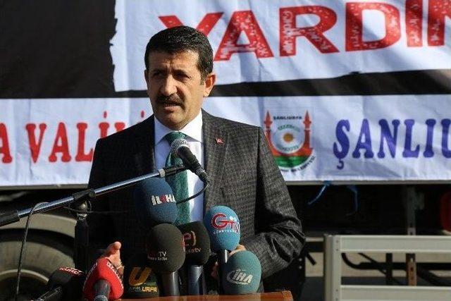 Eyy&uuml;biye Belediyesi Halep Ve Şırnak&rsquo;a 5 Tır Dolusu Yardım Malzemesi G&ouml;nderdi 1