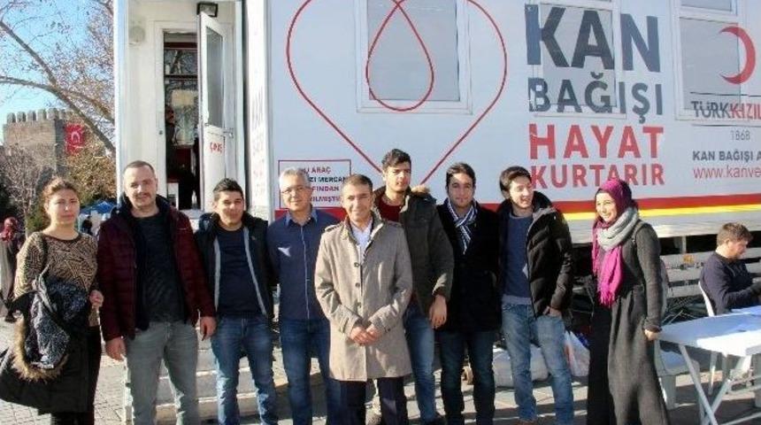 112 Personelinden Kan Bağışı