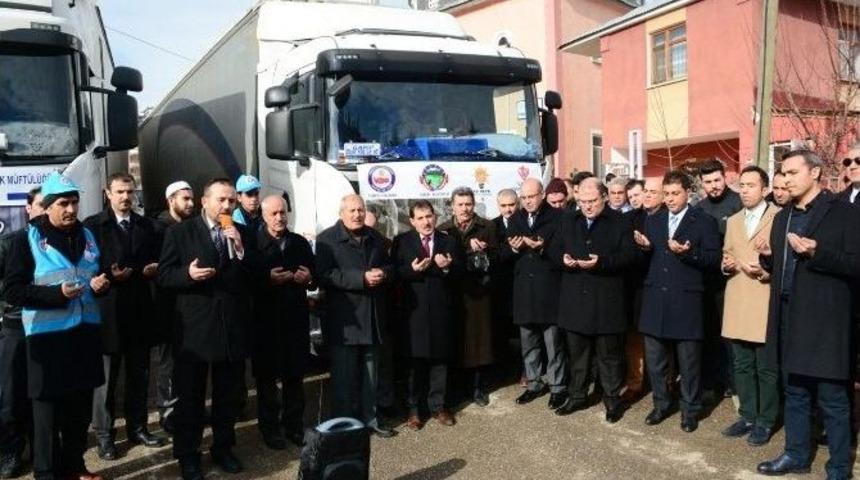 Tunceli&rsquo;den Halep&rsquo;e 3 Tır Yardım