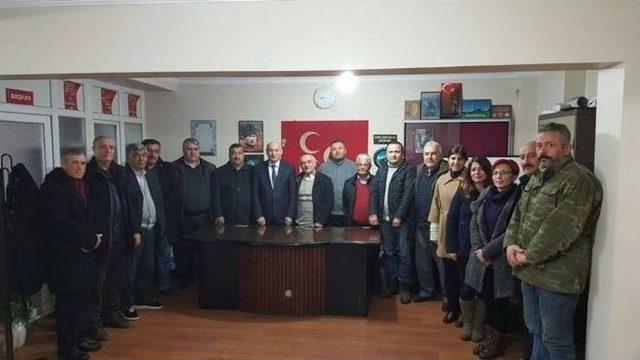 Salihlili Şof&ouml;rlerden Ak Parti Ve Mhp&rsquo;ye Ziyaret 2