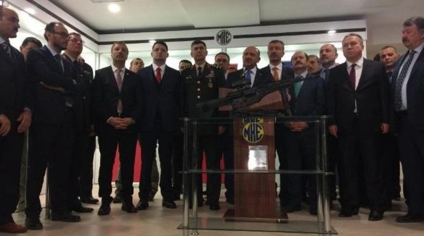 Milli Savunma Bakanı Fikri Işık Mke&rsquo;de &Uuml;retilen Mpt-76 Piyade T&uuml;feklerini Tsk&rsquo;na Tesli Etti