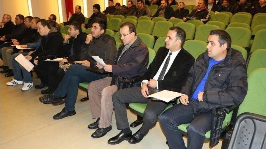 &Ouml;zel G&uuml;venlik G&ouml;revlilerine İş Sağlığı Eğitimi