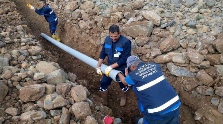 &Ccedil;ift&ccedil;iler Kapalı Sulama Sistemine Kavuşuyor