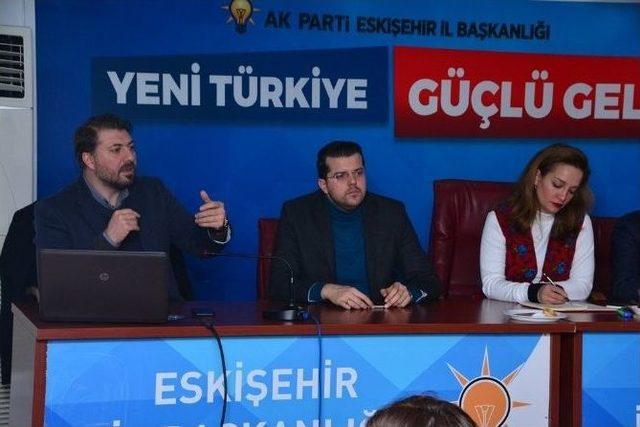 Ak Parti Tepebaşı Tanıtım Ve Medya Mahalle Birim Başkanları Toplantısı Yapıldı