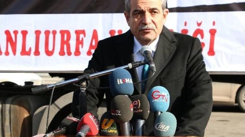 Haliliye Belediyesinden Halep&rsquo;e 6 Tır İnsanı Yardım