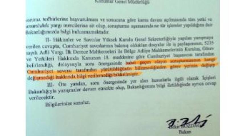 Adalet Bakanlığı: Tahir El&ccedil;i Soruşturmasını Y&uuml;r&uuml;ten Savcıyı Bilmiyoruz