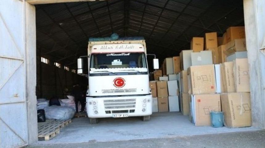Ak&ccedil;akale Kaymakamlığından Halep&rsquo;e Yardım