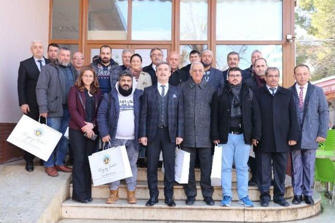 Başkan Şirin &Ccedil;alışan Gazetecileri Ağırladı