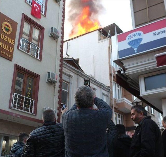 Ordu’da Otel Yangını Korkuttu