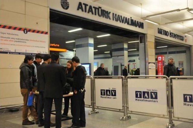 Atat&uuml;rk Havalimanı Metrosunda  reina Saldırganı  Alarmı 2