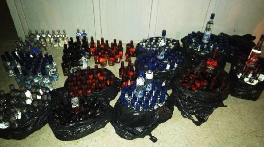 Şanlıurfa&rsquo;da 345 Şişe Sahte İ&ccedil;ki Ele Ge&ccedil;irildi
