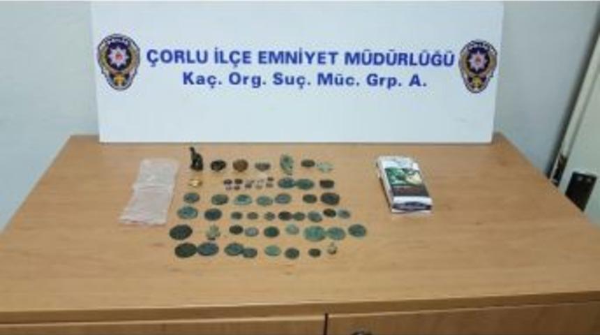 &Ccedil;orlu Kom Ekipleri Tarihi Eser Ele Ge&ccedil;irdi