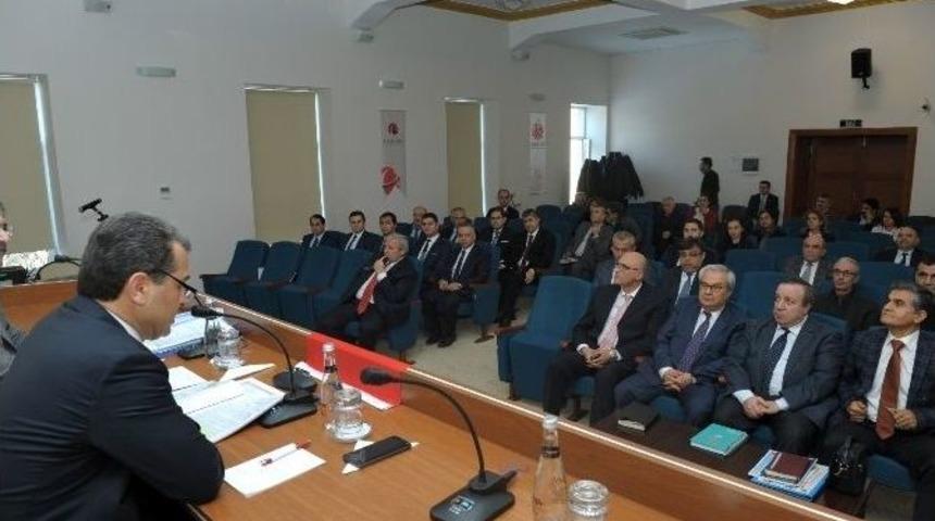 2017 Yılı Ocak Ayı İl Koordinasyon Toplantısı, Vali &Ccedil;elik Başkanlığında Yapıldı