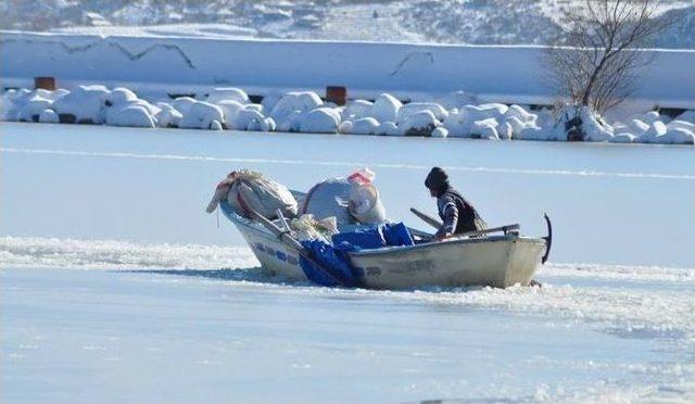 Göl Kuşları İçin Ekmek Attılar