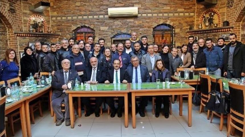 Başkan Cahan, Uşak&rsquo;taki Basın Mensuplarıyla Buluştu