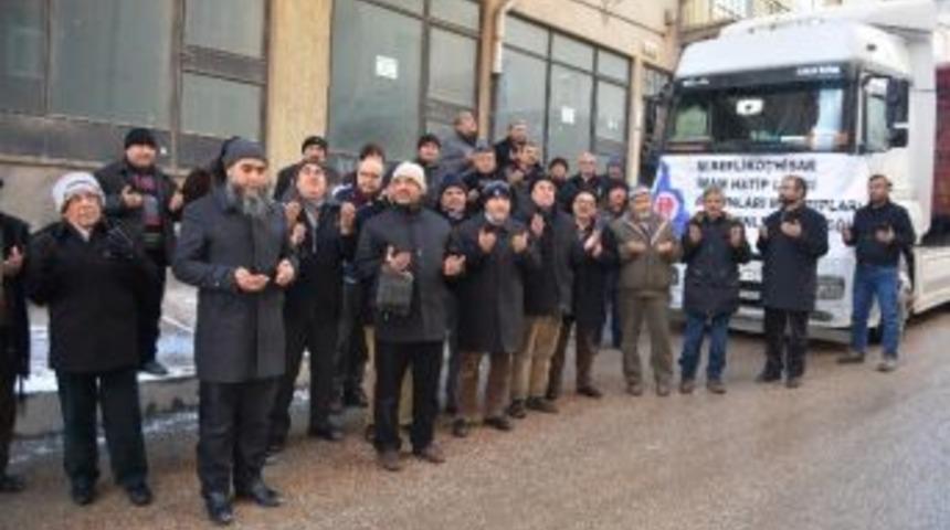 Şerefliko&ccedil;hisar&rsquo;dan T&uuml;rkmenlere Un Yardımı