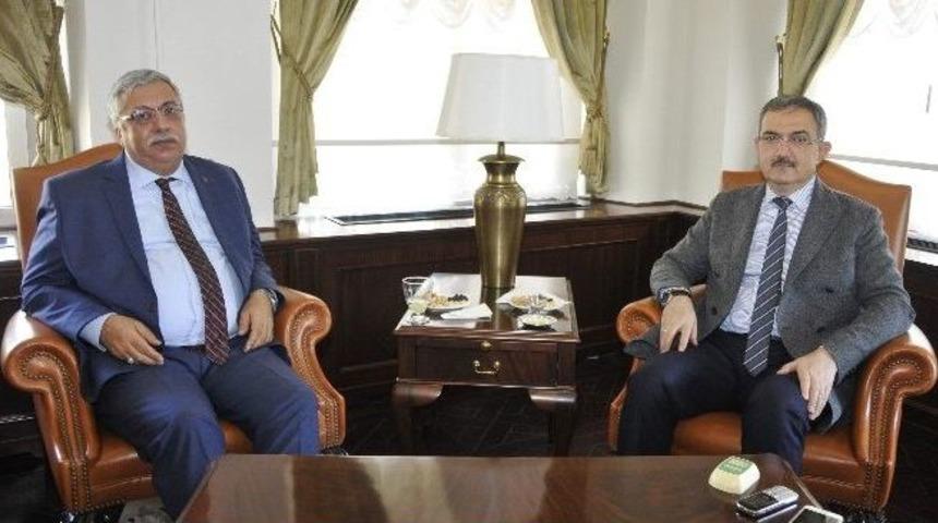 Rt&uuml;k Başkanı Yerlikaya&rsquo;dan Rekt&ouml;r Şahin&rsquo;e Ziyaret