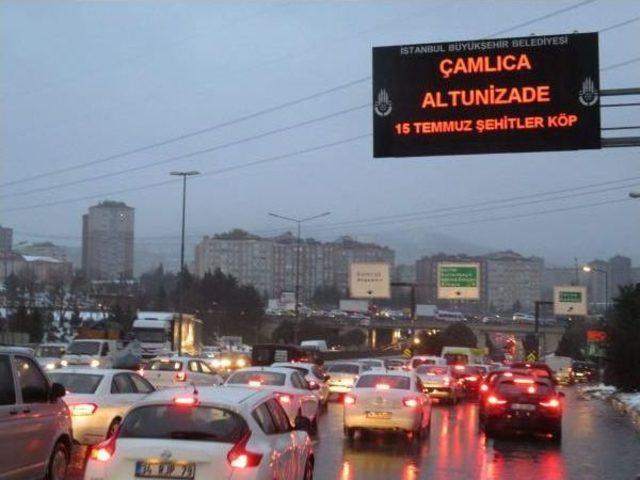 Okulların Açılması Ile Trafik Yoğunluğu Yaşandı