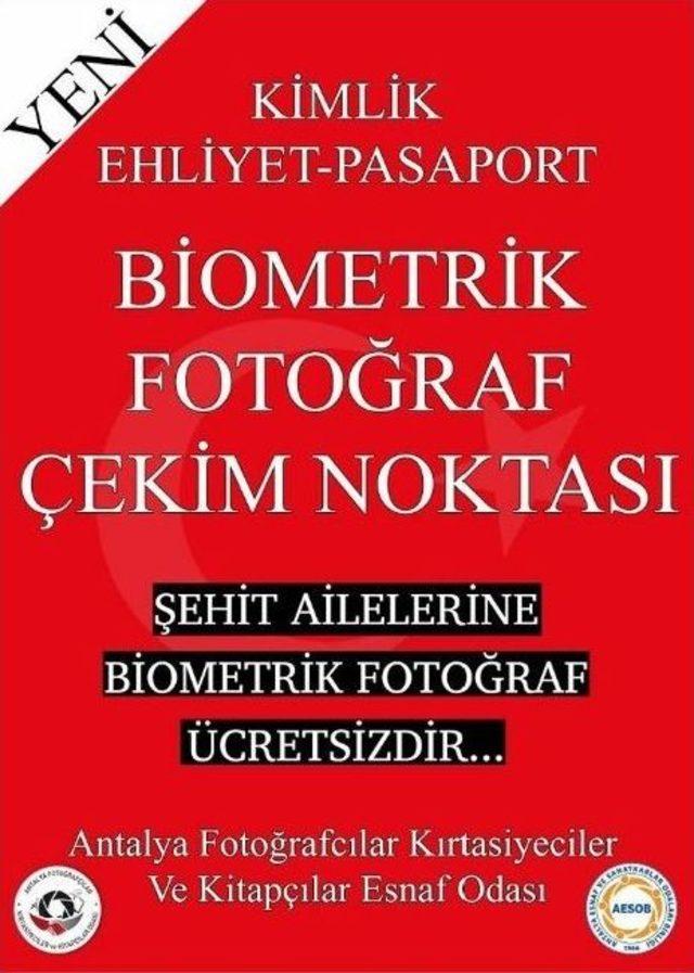 Antalya&rsquo;da Şehit Ailelerine Biyometrik Fotoğraflar &Uuml;cretsiz 1