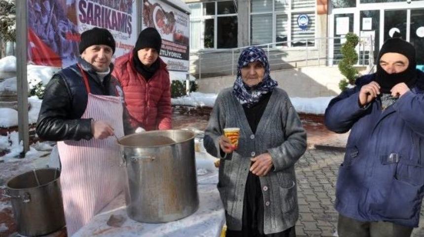 Simav&rsquo;da Şehitler İ&ccedil;in &Ccedil;orba Hayrı