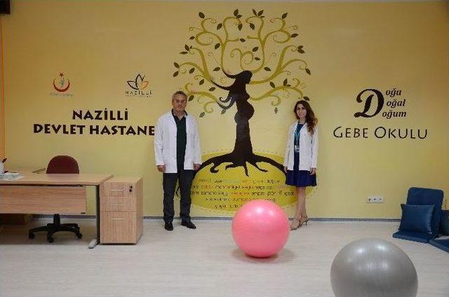 Nazilli Devlet Hastanesinde ‘gebe Okulu’ Açıldı