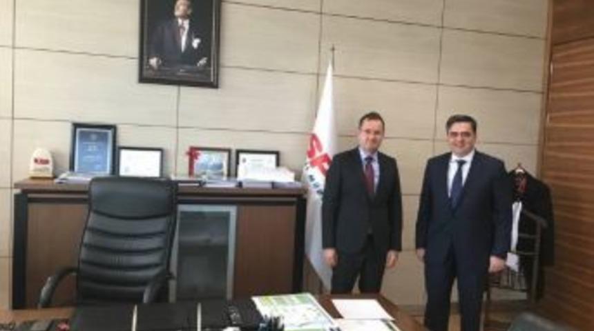 Başkan Yal&ccedil;ın&rsquo;dan Genel M&uuml;d&uuml;r Yardımcısı T&uuml;rk&rsquo;e Ziyaret