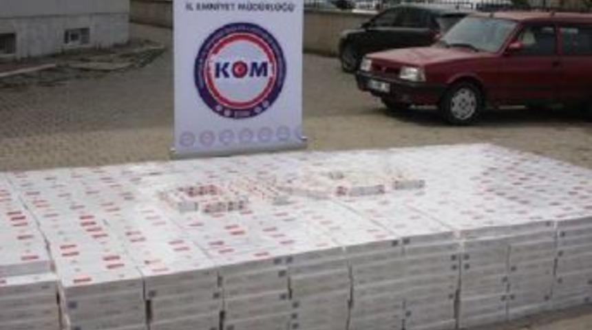 Ordu&rsquo;Da 38 Bin 560 Paket Ka&ccedil;ak Sigara Ele Ge&ccedil;irildi