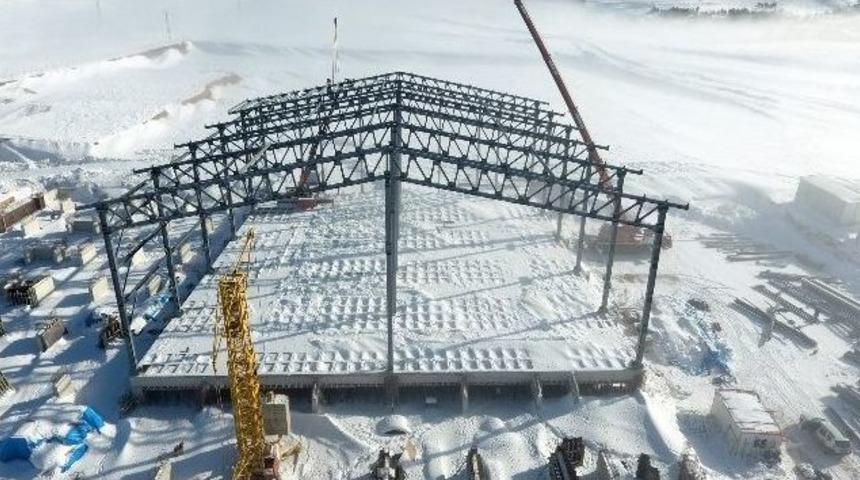B&uuml;y&uuml;kşehir Kar Kış Demeden Yatırımlarına Devam Ediyor